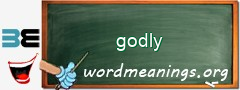 WordMeaning blackboard for godly